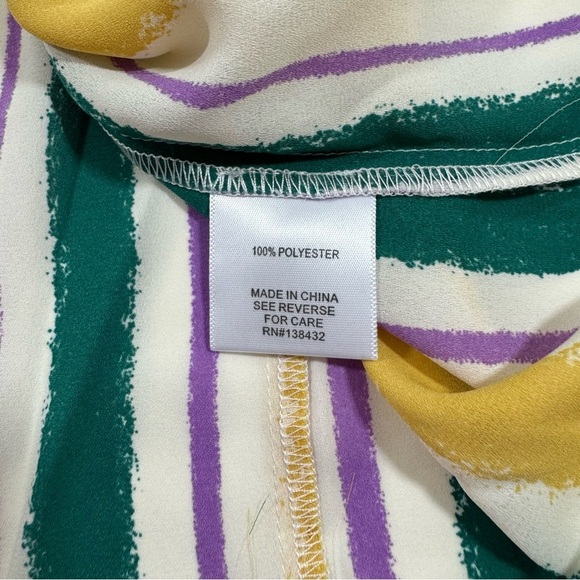 New ModCloth One Affogato Button Up Tank Top Stripes - Picture 7 of 7